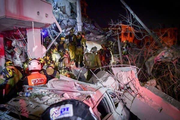 ईरानी हमलों में इज़राईल को भारी जानी नुकसान/12 मरे, 385 घायल, फिलिस्तीन में भारी तबाही