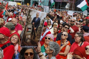110 000 Belges ont manifesté à Bruxelles contre Israël