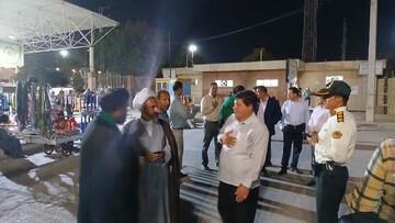 تصاویر/ بازدید امام جمعه ایلام از پایانه مرزی مهران