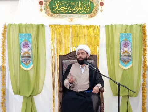 تصاویر/ جشن غدیر ویژه طلاب و اساتید مدرسه علمیه تخصصی فاطمیه کرمان