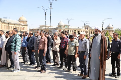 تصاویر / آیین تشییع پیکر شهید حسین احمدی از شهدای حمله رژیم صهیونسیتی