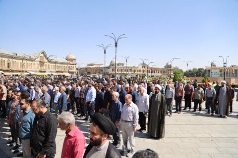 تصاویر / آیین تشییع پیکر شهید حسین احمدی از شهدای حمله رژیم صهیونسیتی