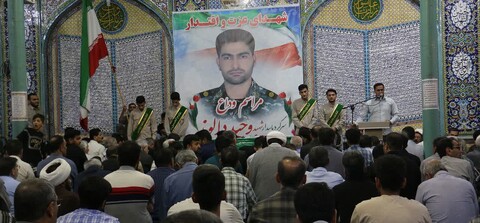 تصاویر/وداع با شهید والامقام سرگرد پاسدار وحید دالوند