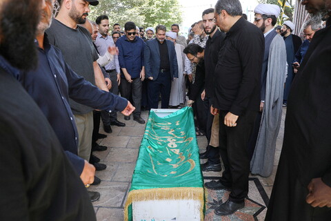 تصاویر/ مراسم تشییع مرحوم محمد علی متولیان