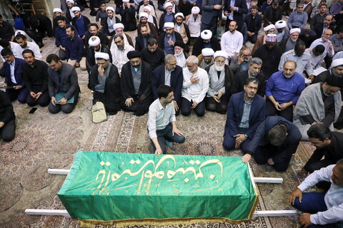تصاویر/ مراسم تشییع مرحوم محمد علی متولیان