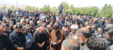 تصاویر/ تشییع پیکر شهید حسین پورعبدالله مینق در هریس
