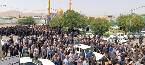 تصاویر/ تشییع پیکر شهید حسین پورعبدالله مینق در هریس