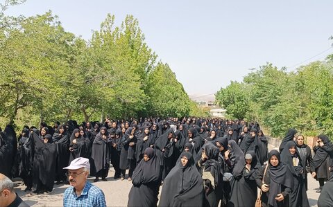 تصاویر/ تشییع پیکر شهید حسین پورعبدالله مینق در هریس