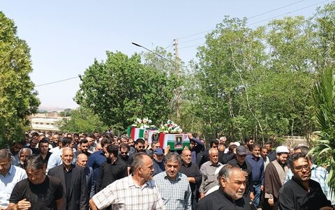 تصاویر/ تشییع پیکر شهید حسین پورعبدالله مینق در هریس