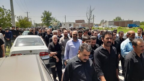 تصاویر/ مراسم تشییع پیکر پاک شهید پاسدار مجتبی کریمی نانسا