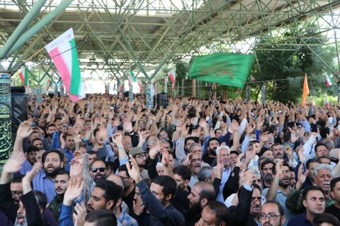 تصاویر با شکوه تشییع شهدای وطن در بروجرد