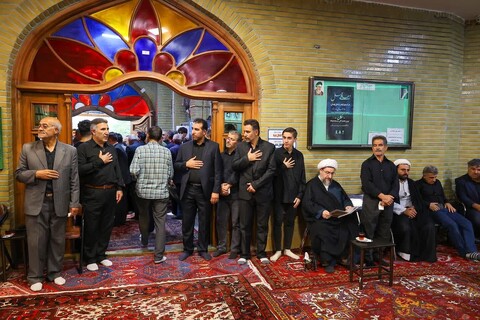 مراسم شام غریبان جمعی از شهدای مدافعین وطن استان آذربایجان شرقی