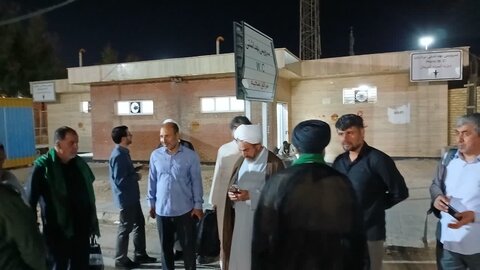 تصاویر/ بازدید امام جمعه ایلام از پایانه مرزی مهران