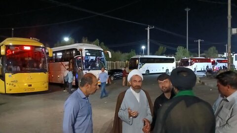 تصاویر/ بازدید امام جمعه ایلام از پایانه مرزی مهران