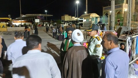 تصاویر/ بازدید امام جمعه ایلام از پایانه مرزی مهران