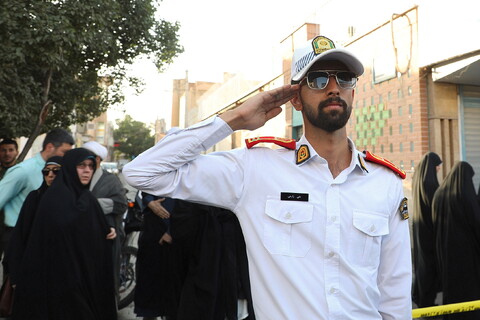 تصاویر/ تشییع باشکوه پیکر مطهر شهدای حمله تروریستی رژیم صهیونیستی در قم