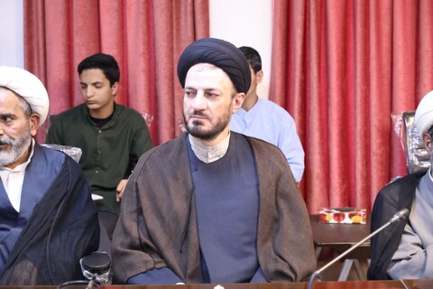 جلسه بصیرت افزایی با ارائه حجت‌الاسلام والمسلمین سعادتمند و حضور کادر مدارس علمیه یزد