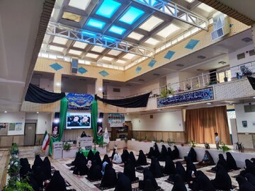 تصاویر/ مراسم بزرگداشت شهدای حملات تروریستی رژیم صهیونیستی در مدرسه علمیه ریحانة الرسول ارومیه