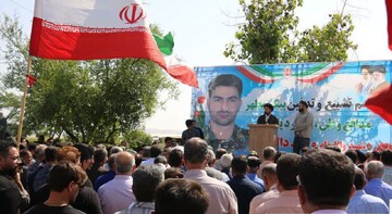 تصاویر/ مراسم تشییع شهید سرگرد پاسدار وحید دالوند