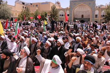 پیام طلاب و مسئولان حوزوی به رژیم کودک کش صهیونیستی