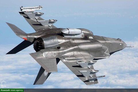 تبریز میں صہیونی جنگی طیارہ F-35 تباہ