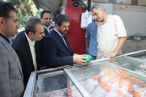 تصاویر / حضور استاندار همدان در بازار