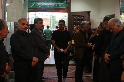 مراسم شهید حسین احمدی همدان