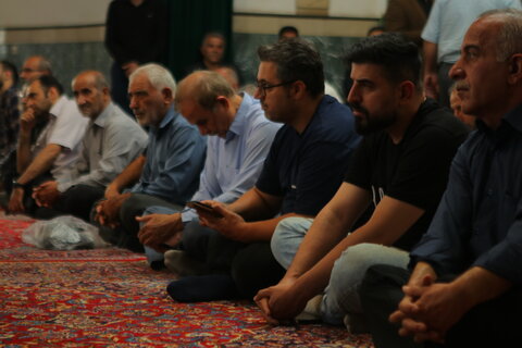 مراسم شهید حسین احمدی همدان