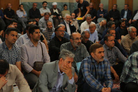 مراسم شهید حسین احمدی همدان