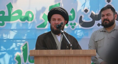 تصاویر/مراسم خاکسپاری شهید والامقام سرگرد پاسدار وحید دالوند