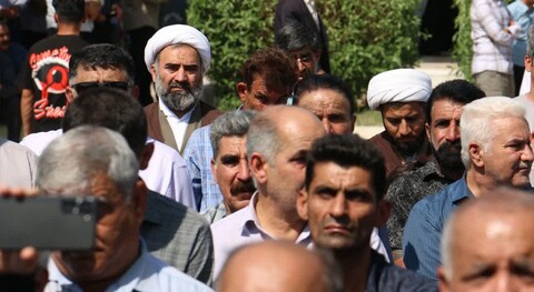 تصاویر/مراسم خاکسپاری شهید والامقام سرگرد پاسدار وحید دالوند