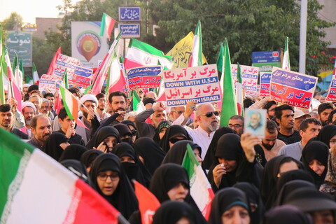 تصاویر/ تشییع باشکوه پیکر مطهر شهدای حمله تروریستی رژیم صهیونیستی در قم