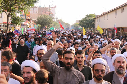 تصاویر/ تشییع باشکوه پیکر مطهر شهدای حمله تروریستی رژیم صهیونیستی در قم