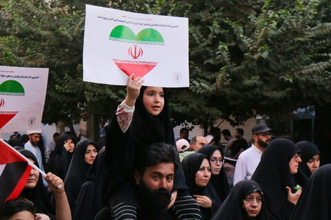 تصاویر/ تشییع باشکوه پیکر مطهر شهدای حمله تروریستی رژیم صهیونیستی در قم