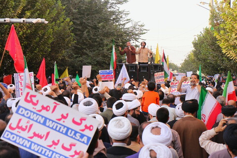 تصاویر/ تشییع باشکوه پیکر مطهر شهدای حمله تروریستی رژیم صهیونیستی در قم