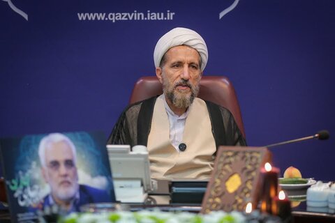 تصاویر / حضور نماینده ولی فقیه در استان قزوین در  واحد دانشگاه آزاد اسلامی قزوین