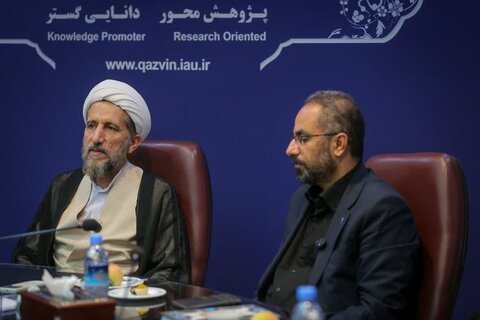 تصاویر / حضور نماینده ولی فقیه در استان قزوین در  واحد دانشگاه آزاد اسلامی قزوین