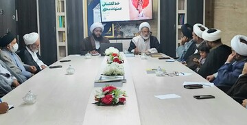 تصاویر/ نشست روحانیون در شهرستان کنگان