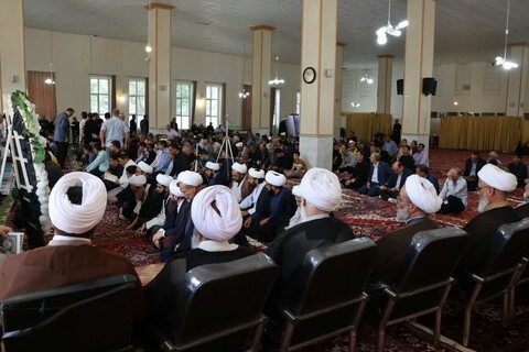 تصاویر/ مراسم گرامی داشت شهدای حمله اخیر رژیم صهیونیستی در مصلی هادیشهر