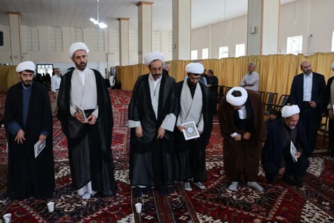 تصاویر/ مراسم گرامی داشت شهدای حمله اخیر رژیم صهیونیستی در مصلی هادیشهر