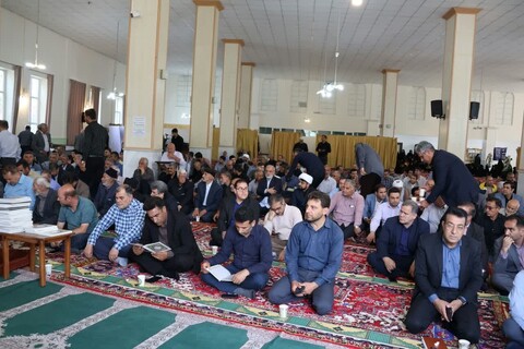 تصاویر/ مراسم گرامی داشت شهدای حمله اخیر رژیم صهیونیستی در مصلی هادیشهر