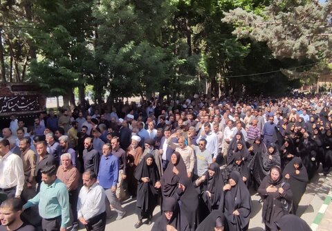 تصاویر تشییع پیکر پاک شهید ابوذر مرادی فرد از شهدای اخیر در خرم آباد