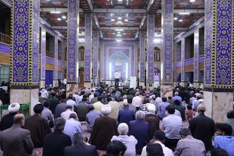 تجمع و اعلام آمادگی روحانیون و طلاب حوزه علمیه و مردم شریف یزد علیه جنایات رژیم صهیونی