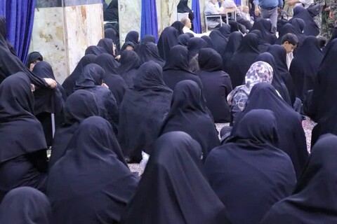 تجمع و اعلام آمادگی روحانیون و طلاب حوزه علمیه و مردم شریف یزد علیه جنایات رژیم صهیونی