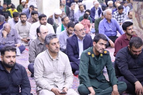 تجمع و اعلام آمادگی روحانیون و طلاب حوزه علمیه و مردم شریف یزد علیه جنایات رژیم صهیونی