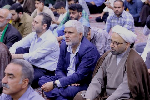 تجمع و اعلام آمادگی روحانیون و طلاب حوزه علمیه و مردم شریف یزد علیه جنایات رژیم صهیونی