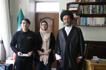 مسلمان شدن یک جوان چینی در اردبیل + تصاویر