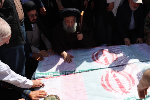 تشییع پیکر مطهر سه تن از شهدای حمله تروریستی صهیونیستی در اهواز