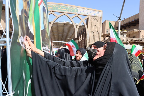 تشییع پیکر مطهر سه تن از شهدای حمله تروریستی صهیونیستی در اهواز