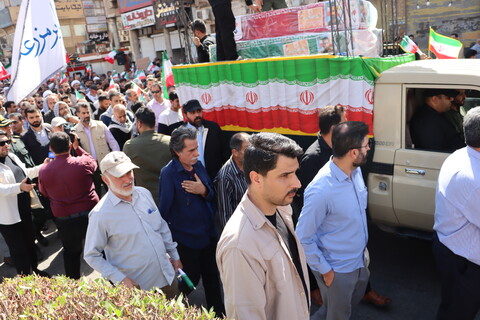 تشییع پیکر مطهر سه تن از شهدای حمله تروریستی صهیونیستی در اهواز